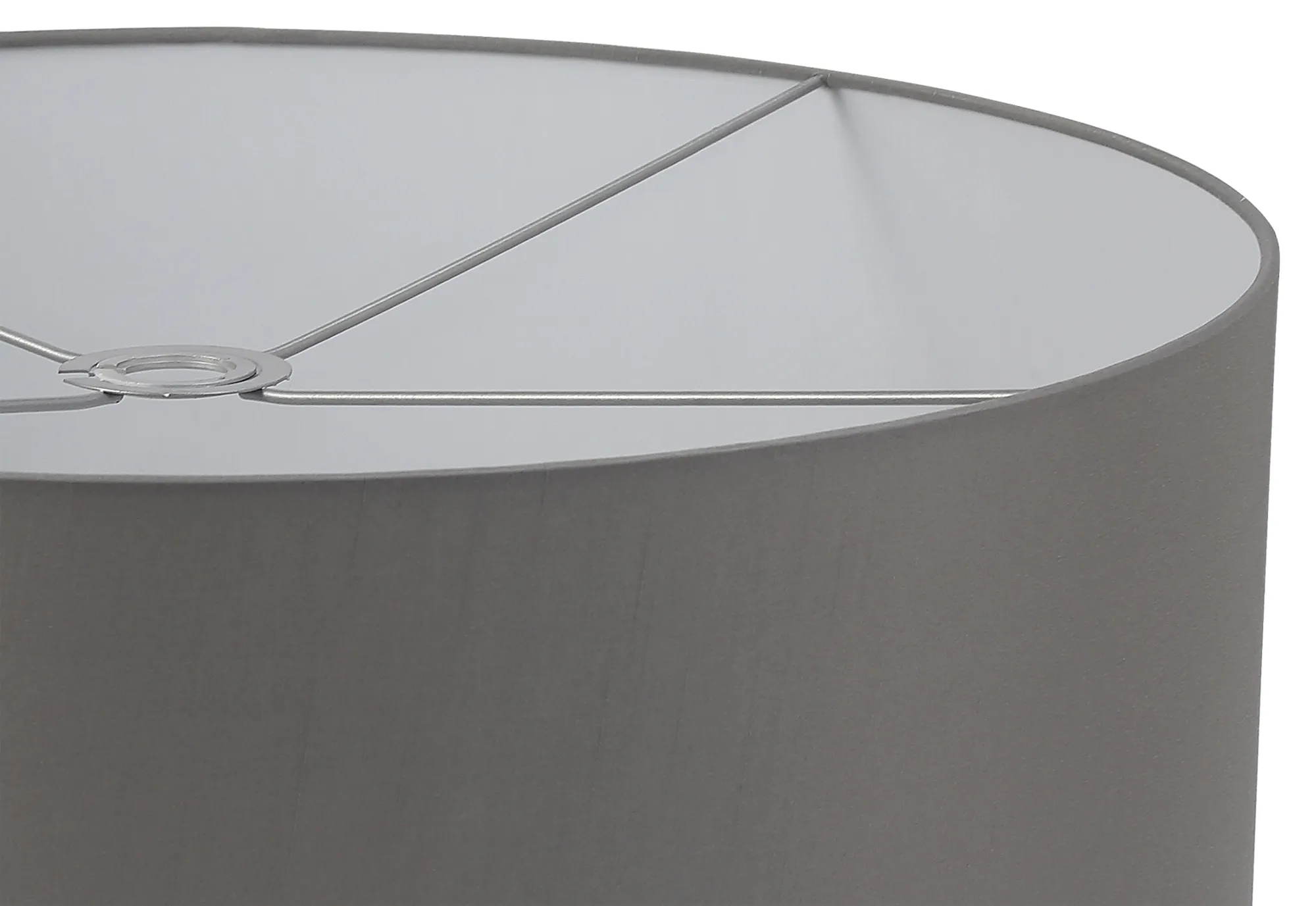 Baymont 60cm Flush 3 Light Grey, Frosted Diffuser DK0608  Deco Baymont WH GR